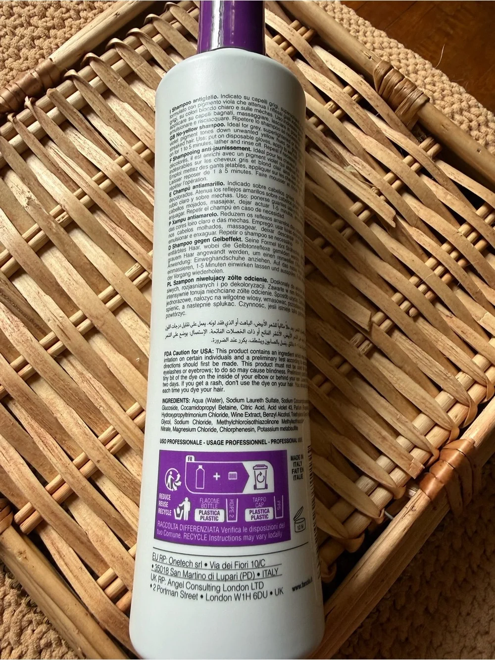 Nola No Yellow Care Shampoo - Purple/White